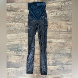 SPANX Faux Leather Leggings
